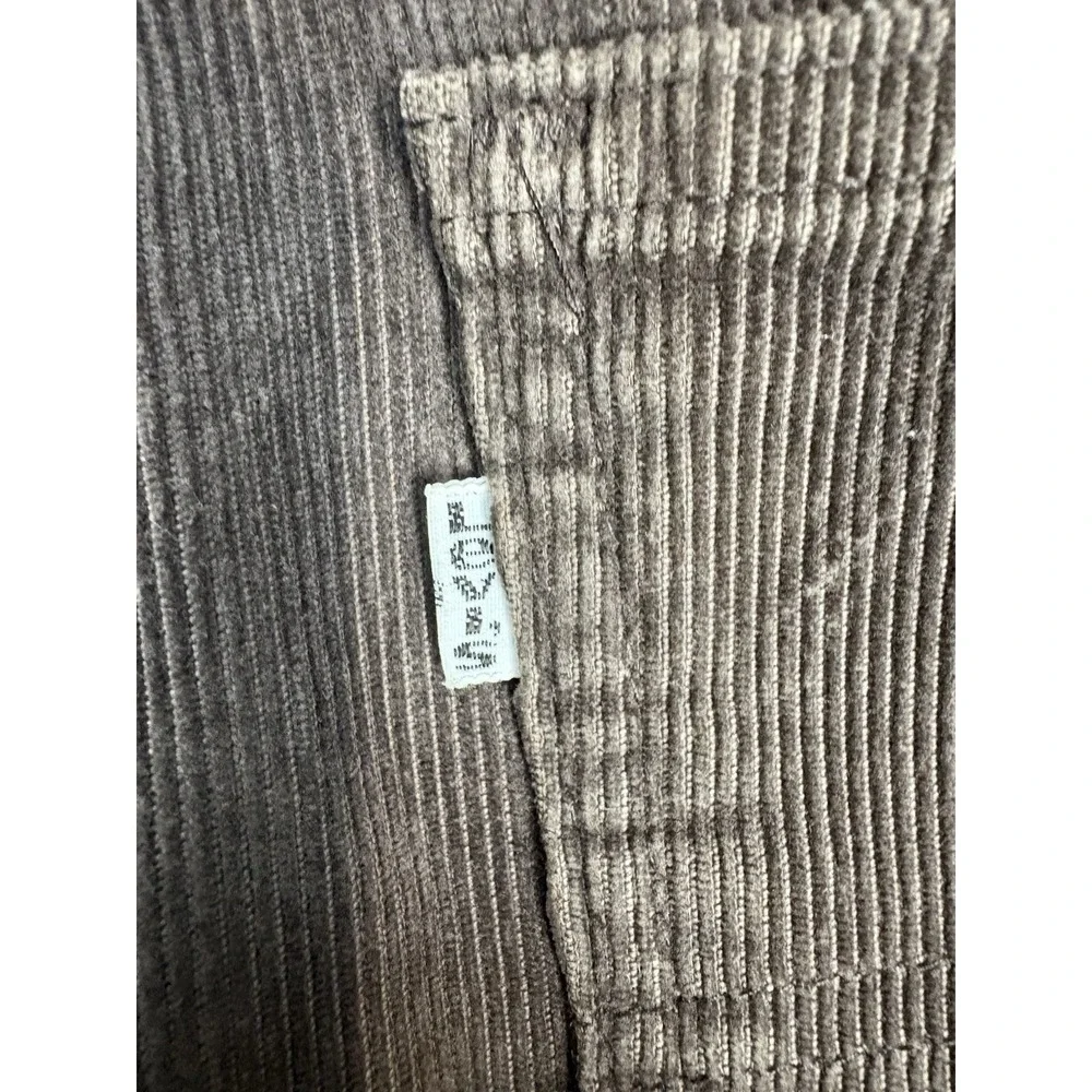 Vintage 80s Levis 517 Corduroy Pants Mens 34x32 Brown White Tab USA Bootcut